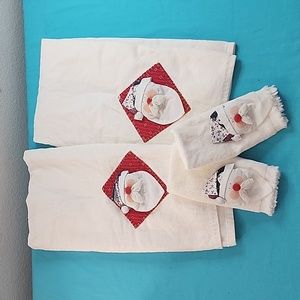 Vintage Christmas Decor Towels